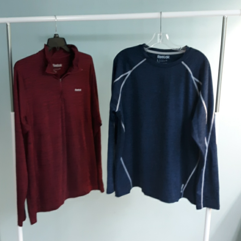 Bundle of 2 mens Reebok athletic shirts